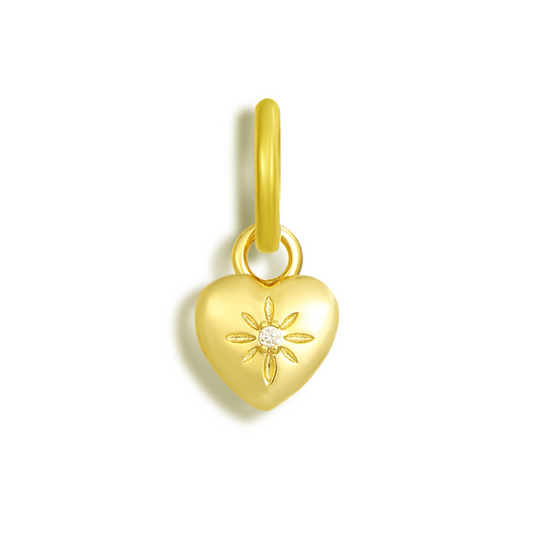 Heart Of Gold Charm