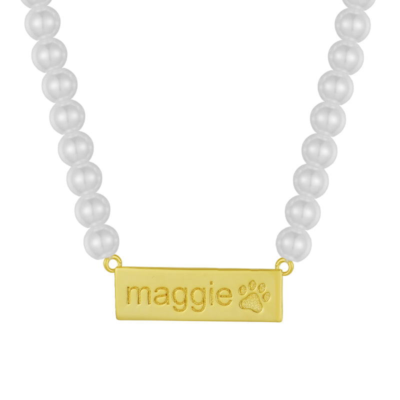 Custom/Personalized Pearl Necklace